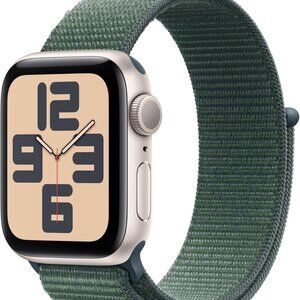 Apple Watch SE (2nd Gen) [GPS 40mm] Smartwatch with Aluminum Case with Starligh